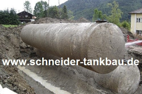 100.000 Liter Erdtank / Zisterne / Grauwassertank