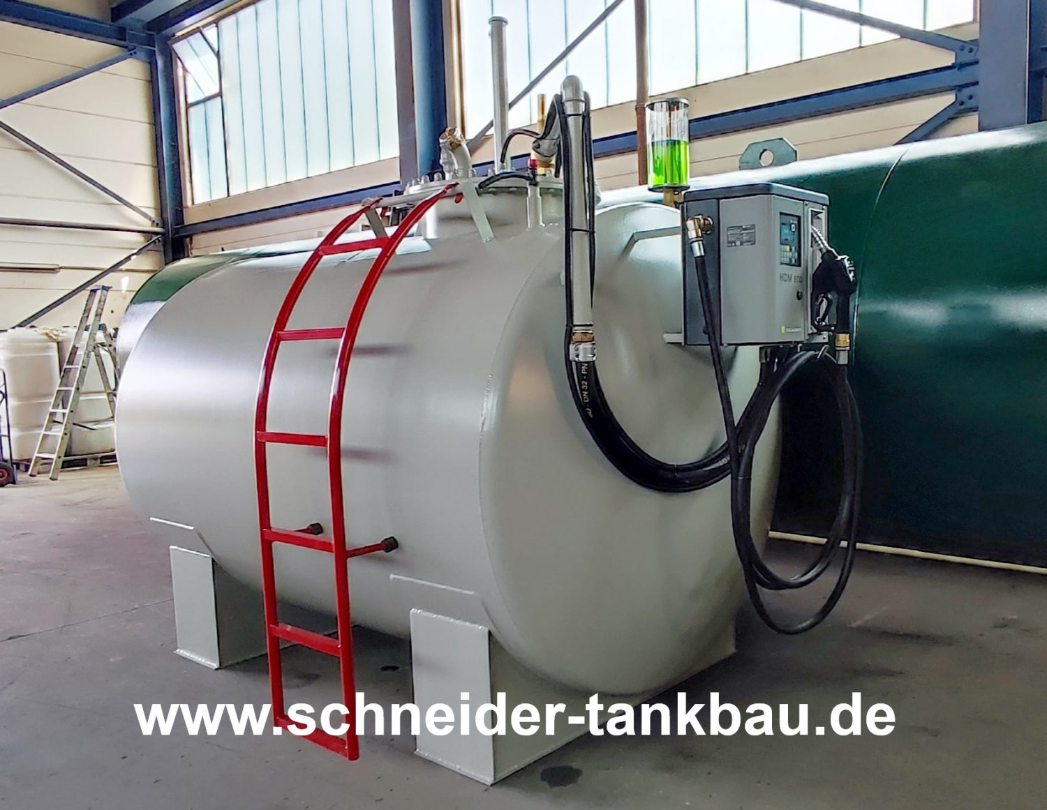 gebrauchter 5000 liter dieseltank tankanlage betriebstankstelle